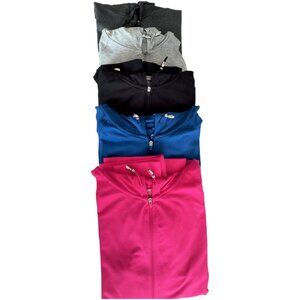 NWT 5-Hoodie Bundle; Hot Pink; Blue; Black; Heather Grey; Dark Grey